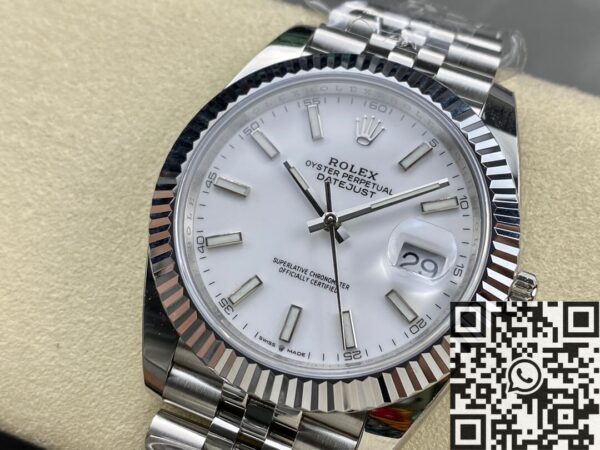 Rolex Wimbledon Datejust​ M126334-0010 White Watch Size 41mm