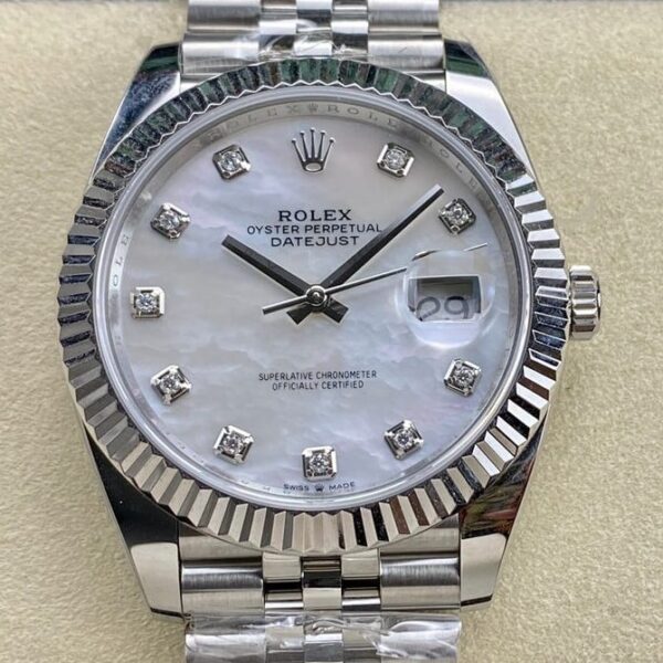 Rolex Datejust For Sale M126334-0020 White Watch Size 41mm