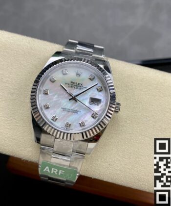 Mens Rolex Datejust M126334-0019 White Watch Size 41mm