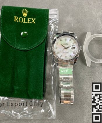 Mens Rolex Datejust M126334-0019 White Watch Size 41mm