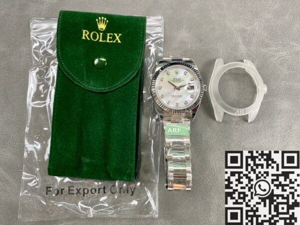 Mens Rolex Datejust M126334-0019 White Watch Size 41mm