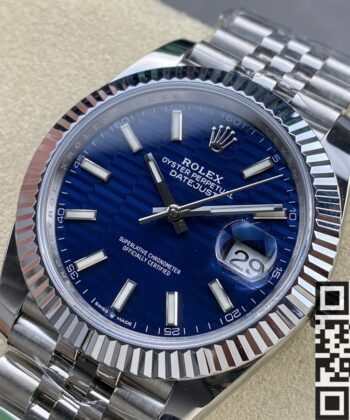 Rolex Datejust Jubilee M126334-0032 Water Ripple Blue Watch