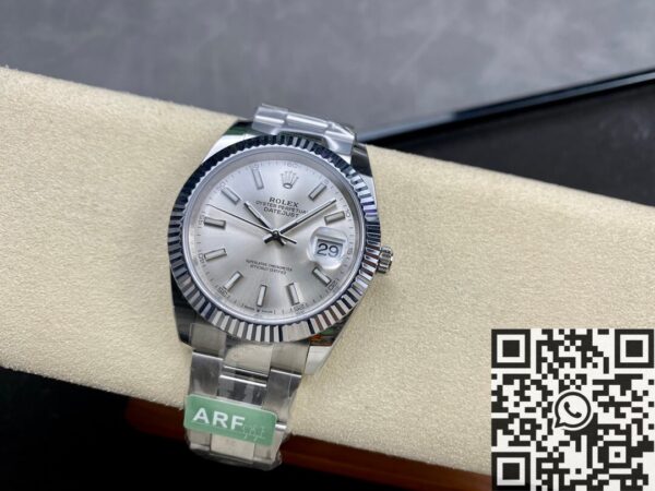 Rolex Oyster Datejust M126334-0003 silver Watch Size 41mm