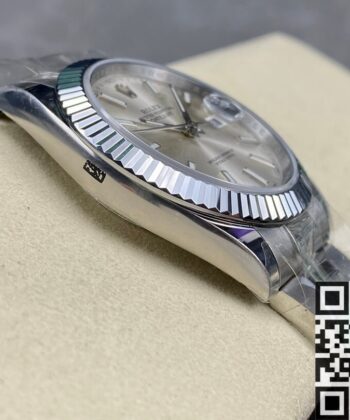 Rolex Oyster Datejust M126334-0003 silver Watch Size 41mm