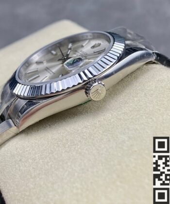 Rolex Oyster Datejust M126334-0003 silver Watch Size 41mm