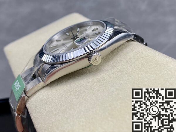 Rolex Oyster Datejust M126334-0003 silver Watch Size 41mm