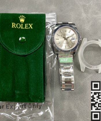 Rolex Oyster Datejust M126334-0003 silver Watch Size 41mm