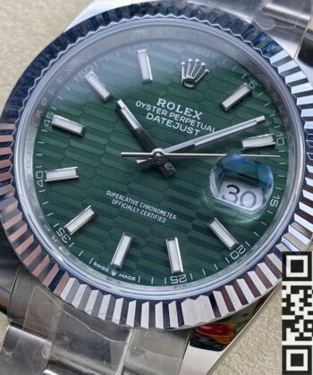 Rolex Datejust Mint Green M126334-0029 Watch Size 41mm ARF