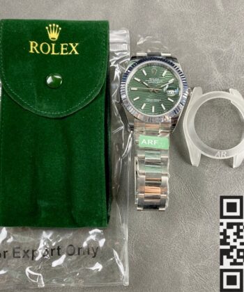 Rolex Datejust Mint Green M126334-0029 Watch Size 41mm ARF