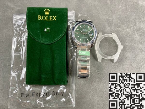 Rolex Datejust Mint Green M126334-0029 Watch Size 41mm ARF