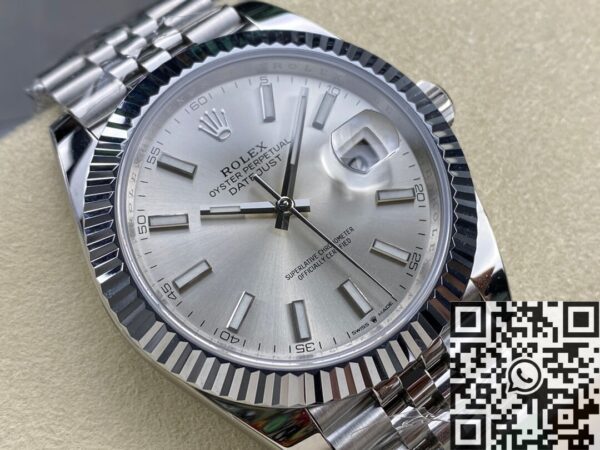 Rolex Datejust Deals M126334-0004 Silver Gray Watch Size 41mm
