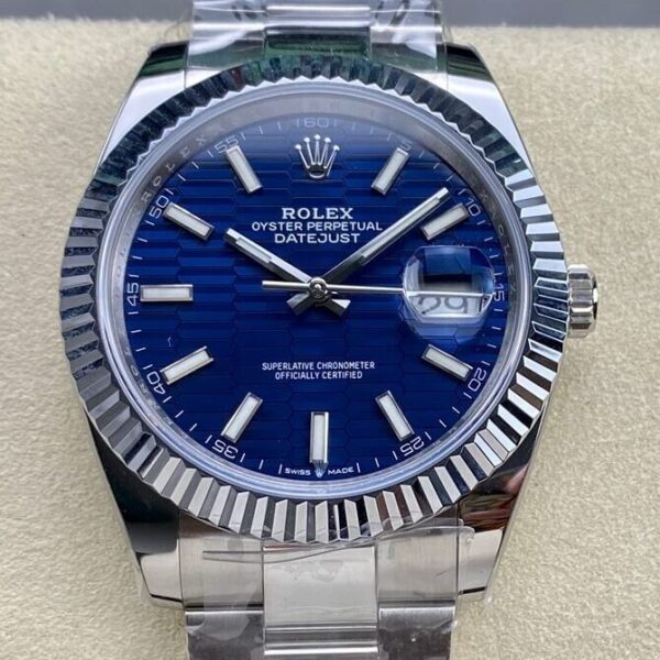 Rolex Datejust Stainless Steel M126334-0031 Bright Blue Watch