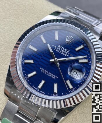 Rolex Datejust Stainless Steel M126334-0031 Bright Blue Watch