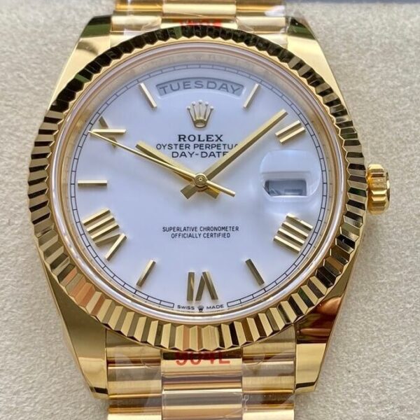 Day Date Rolex M228238-0042 White Size 40 ARF Factory