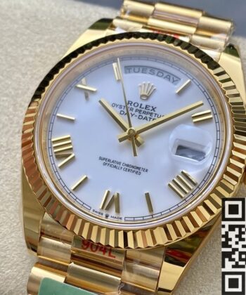 Day Date Rolex M228238-0042 White Size 40 ARF Factory