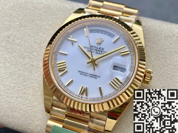 Day Date Rolex M228238-0042 White Size 40 ARF Factory