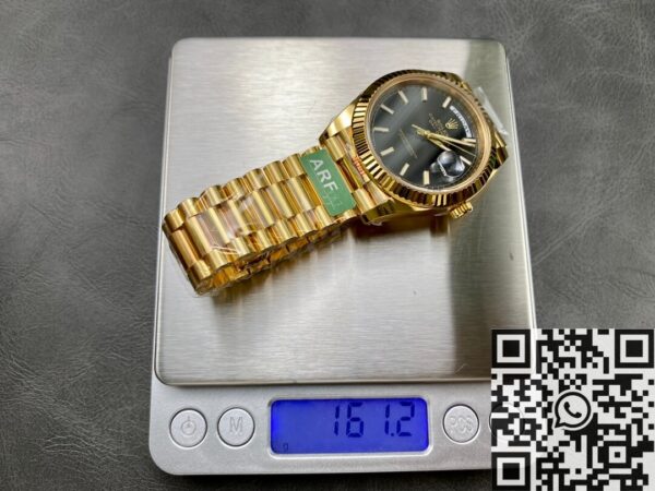 Rolex Day Date Gold M228238-0067 Bright Black Size 40mm