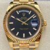 Rolex Day Date Gold M228238-0067 Bright Black Size 40mm