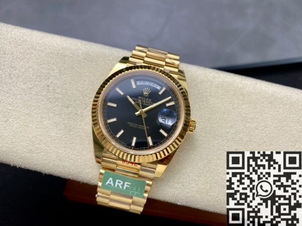 Rolex Day Date Gold M228238-0067 Bright Black Size 40mm