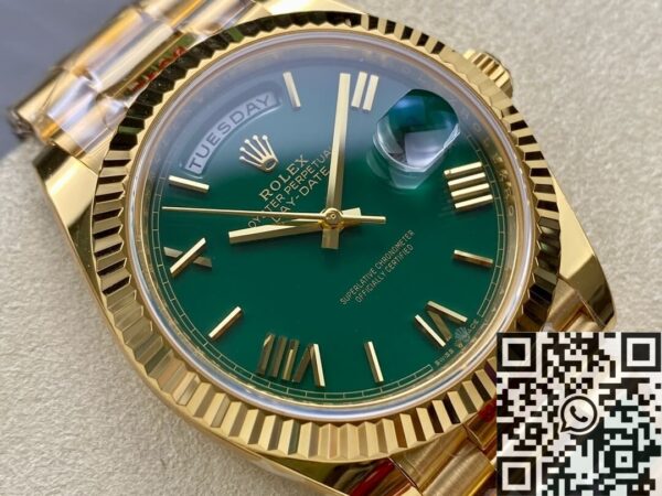 Rolex Day-Date Rolex M228238-0069 Gradient Green Size 40