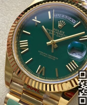 Rolex Day-Date Rolex M228238-0069 Gradient Green Size 40