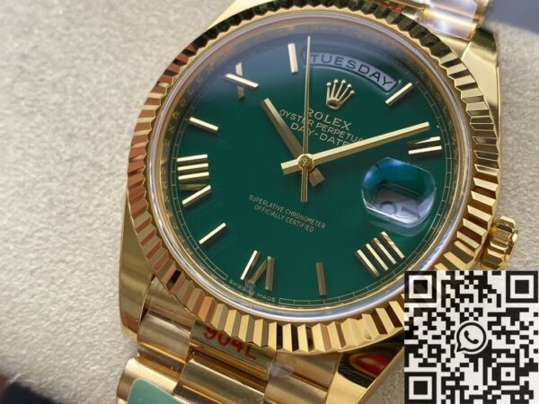 Rolex Day-Date Rolex M228238-0069 Gradient Green Size 40