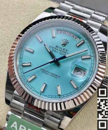 Blue Rolex Day Date​ M228236-0018 Lce Blue Size 40mm Watch