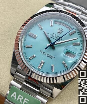 Rolex Day Date Replica M228236-0006 Lce Blue Size 40mm