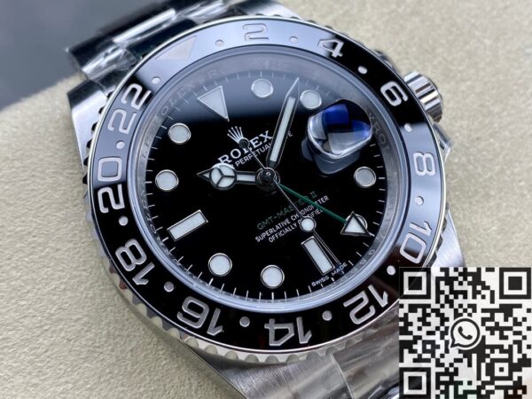 Gmt Rolex Master II 116713LN-0001 Black Dial Watch ARF Factory