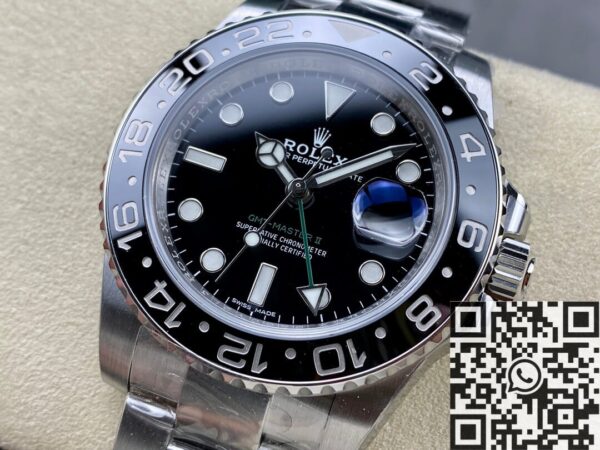 Gmt Rolex Master II 116713LN-0001 Black Dial Watch ARF Factory