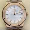 Royal Oak Watch Audemars Piguet​ 15500 Rose Gold White Dial