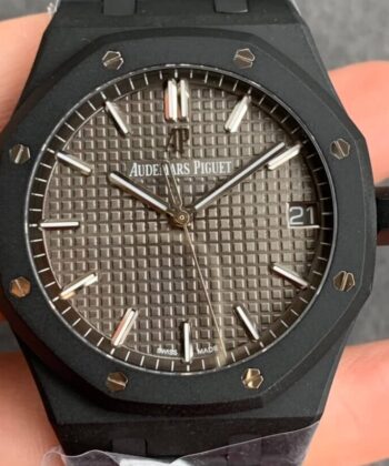 Audemars Piguet Royal Oak Chrono 15500 DLC Grey Dial Watch