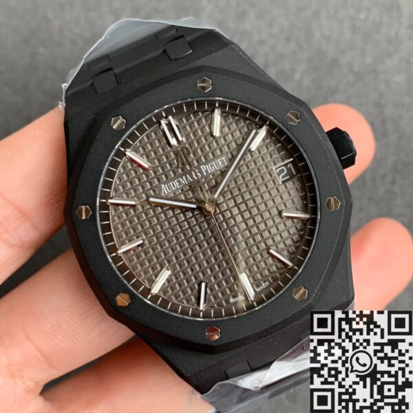 Audemars Piguet Royal Oak Chrono 15500 DLC Grey Dial Watch