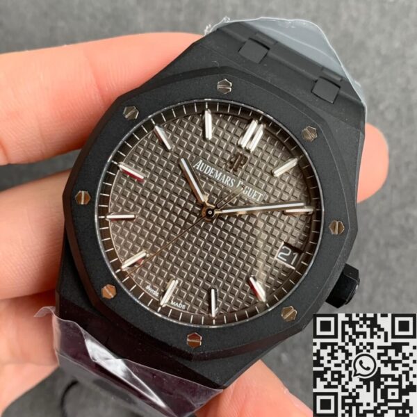 Audemars Piguet Royal Oak Chrono 15500 DLC Grey Dial Watch