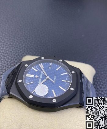 Audemars Piguet Royal Oak Blue Face 15400 DLC Version Blue