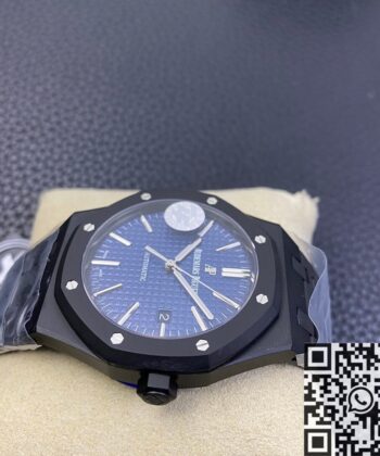 Audemars Piguet Royal Oak Blue Face 15400 DLC Version Blue