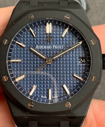 New Audemars Piguet Royal Oak 15500 DLC Blue Dial Watch