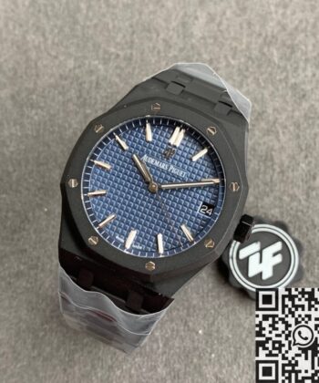 New Audemars Piguet Royal Oak 15500 DLC Blue Dial Watch