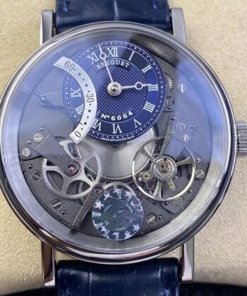 Breguet Tradition Replica Watch 7097BB/GY/9WU Blue Dial ZF