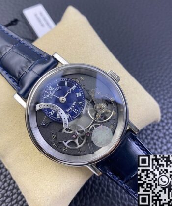Breguet Tradition Replica Watch 7097BB/GY/9WU Blue Dial ZF