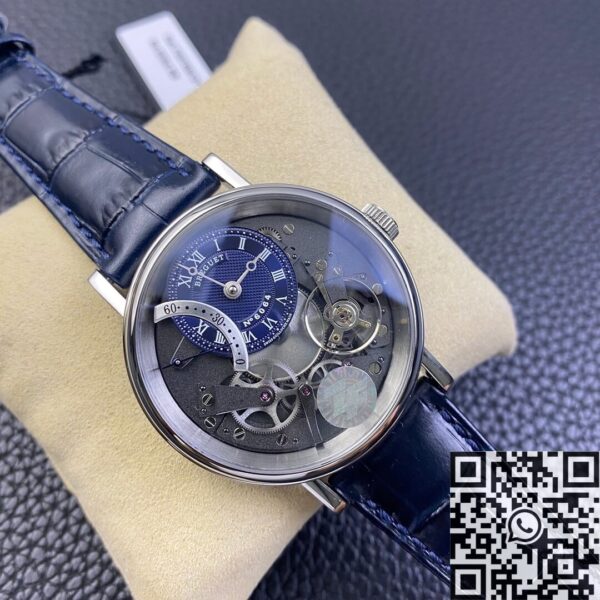 Breguet Tradition Replica Watch 7097BB/GY/9WU Blue Dial ZF