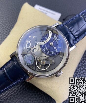 Breguet Tradition Replica Watch 7097BB/GY/9WU Blue Dial ZF