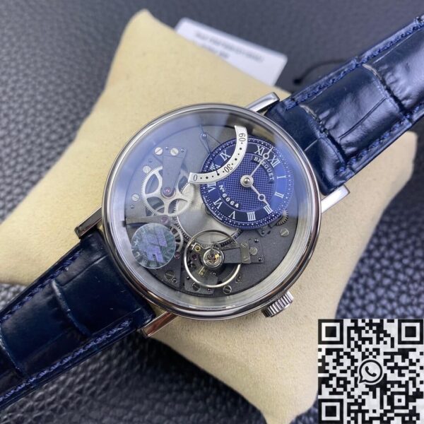 Breguet Tradition Replica Watch 7097BB/GY/9WU Blue Dial ZF