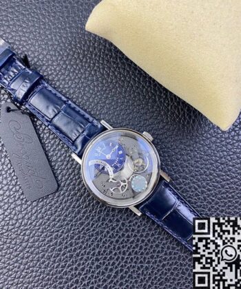 Breguet Tradition Replica Watch 7097BB/GY/9WU Blue Dial ZF
