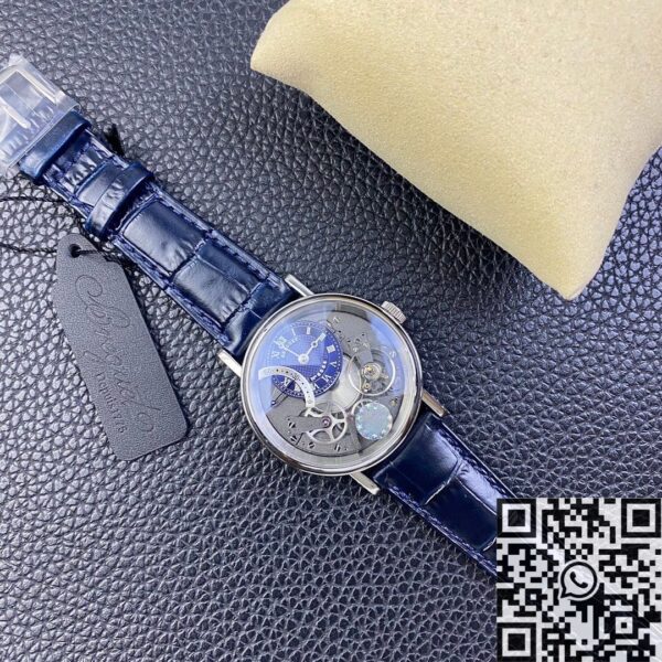 Breguet Tradition Replica Watch 7097BB/GY/9WU Blue Dial ZF