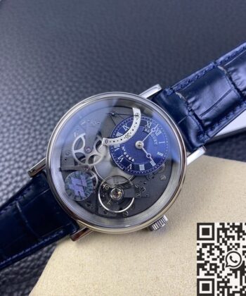 Breguet Tradition Replica Watch 7097BB/GY/9WU Blue Dial ZF