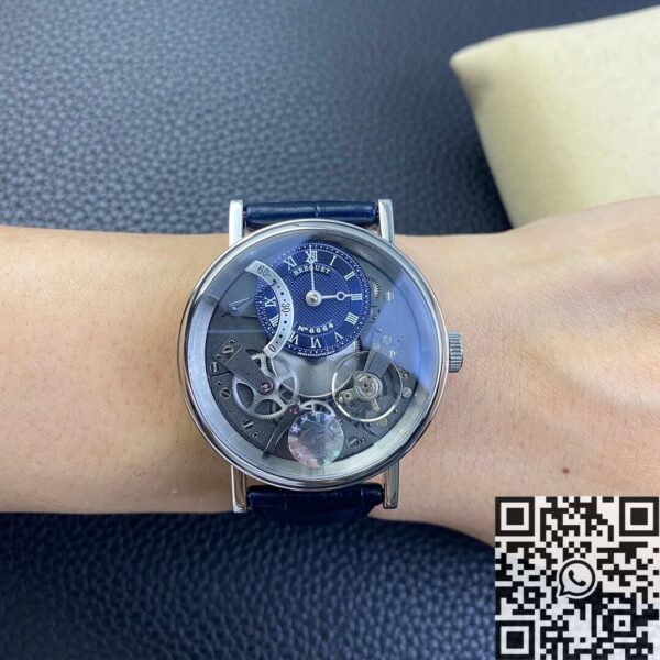 Breguet Tradition Replica Watch 7097BB/GY/9WU Blue Dial ZF