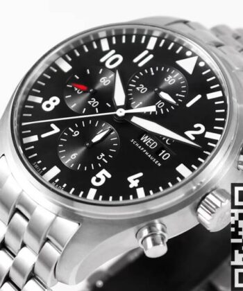 IWC Pilot Replica Watch IW377710 Black Dial ZF Factory