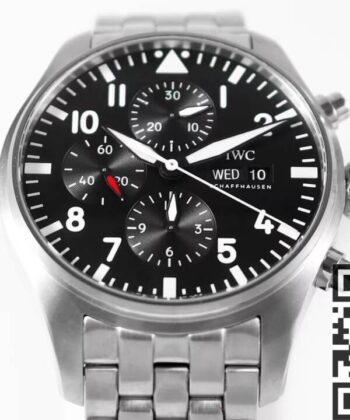 IWC Pilot Replica Watch IW377710 Black Dial ZF Factory