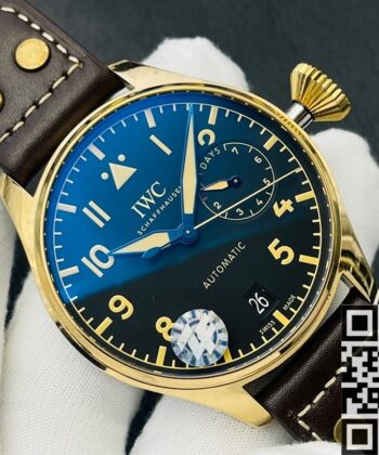 IWC Pilot Fake Watch IW501005 Bronze Case 46mm ZF Factory